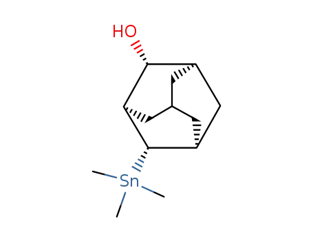 Molecular Structure of 89423-33-6 (2e-hydroxy-4e-(trimethylstannyl)adamantane)