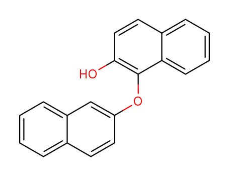 Molecular Structure of 172297-36-8 ((Naphthyl-<sup>(2)</sup>)-(2-hydroxy-naphthyl-<sup>(1)</sup>)-aether)