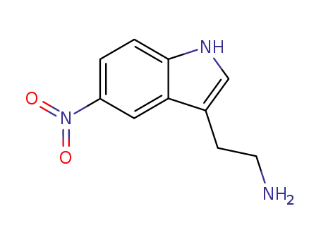 Molecular Structure of 55747-72-3 (3-(2-AMINOETHYL)-5-NITROINDOLE)