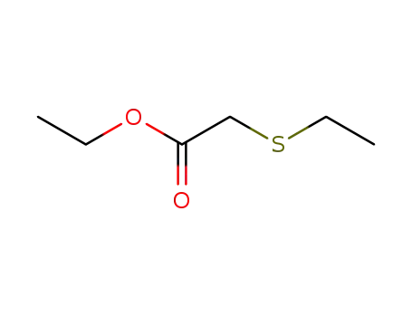 Molecular Structure of 17640-29-8 (Acetic acid, (ethylthio)-, ethyl ester)