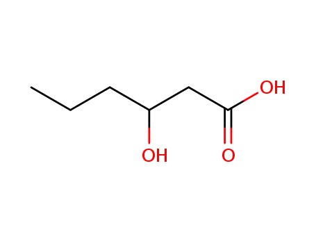 Molecular Structure of 10191-24-9 (3-HYDROXYHEXANOIC ACID)