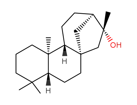 Molecular Structure of 5524-17-4 ([5α,8β,9α,10β,13β,16S,(+)]-Kaurane-16-ol)