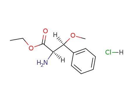 (2<i>RS</i>,3<i>SR</i>)-2-amino-3-methoxy-3-phenyl-propionic acid ethyl ester; hydrochloride