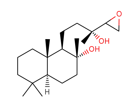 Molecular Structure of 14162-41-5 ((13R,14RS)-14,15-epoxylabdane-8,13-diol)