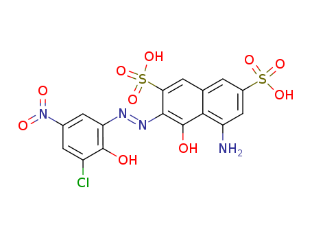 2,7-Naphthalenedisulfonicacid, 5-amino-3-[2-(3-chloro-2-hydroxy-5-nitrophenyl)diazenyl]-4-hydroxy-