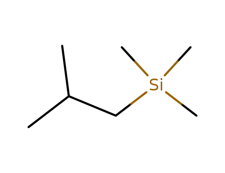 Molecular Structure of 1118-09-8 (Silane, trimethyl(2-methylpropyl)-)