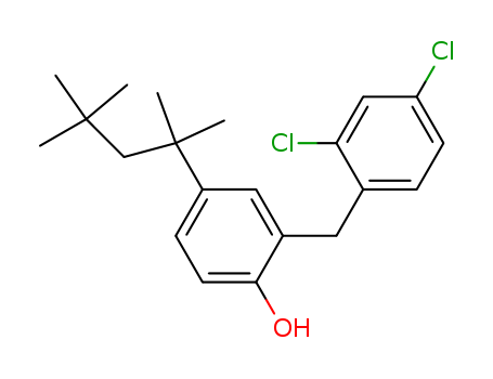 2-[(2,4-dichlorophenyl)methyl]-4-(2,4,4-trimethylpentan-2-yl)phenol