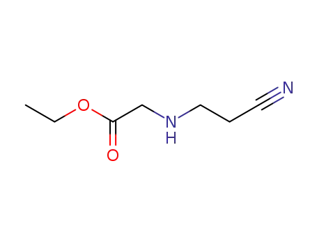 Molecular Structure of 44981-94-4 (N-(2-Cyanoethyl) GlycineEthyl Ester)