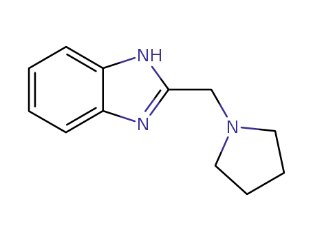 Molecular Structure of 2948-92-7 (2-(PYRROLIDIN-1-YLMETHYL)-1H-BENZIMIDAZOLE)