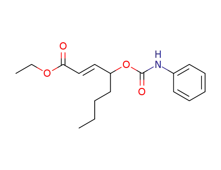 2-Octenoic acid, 4-[[(phenylamino)carbonyl]oxy]-, ethyl ester, (E)-