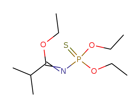 O,O-Diethyl 1-ethoxy-2-methylpropylideneamidothiophosphate