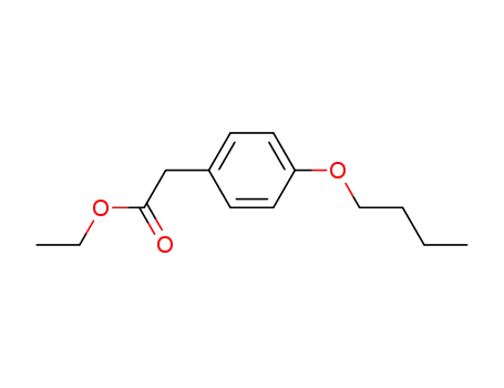 Molecular Structure of 4547-58-4 (ethyl (4-butoxyphenyl)acetate)