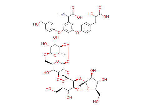 Molecular Structure of 75735-16-9 (C<sub>47</sub>H<sub>61</sub>NO<sub>27</sub>)