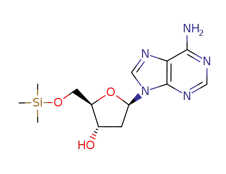 Adenosine, 2'-deoxy-5'-O-(trimethylsilyl)-