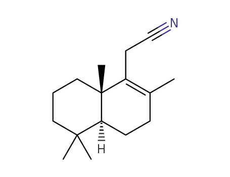 2-[(4aS,8aS)-3,4,4a,5,6,7,8,8a-octahydro-2,5,5,8a-tetramethylnaphthalen-1-yl]acetonitrile