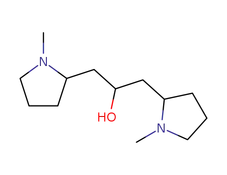 Molecular Structure of 80408-57-7 (1,3-BIS(1-METHYL-2-PYURROLIDINYL)-2-PROPENOL)