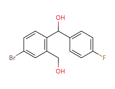 4-bromo-(2-hydroxymethyl)-phenyl-(4'-fluorophenyl)methanol