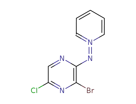 Molecular Structure of 475641-50-0 (pyridinium N-(3'-bromo-5'-chloropyrazin-2'-yl)aminide)