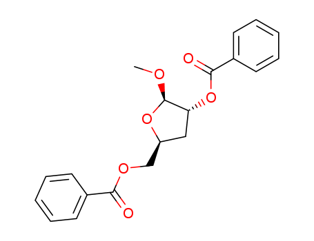 (4-benzoyloxy-5-methoxy-oxolan-2-yl)methyl benzoate cas  4395-37-3