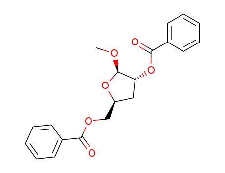 Methyl 2,5-di-o-benzoyl-3-deoxypentofuranoside