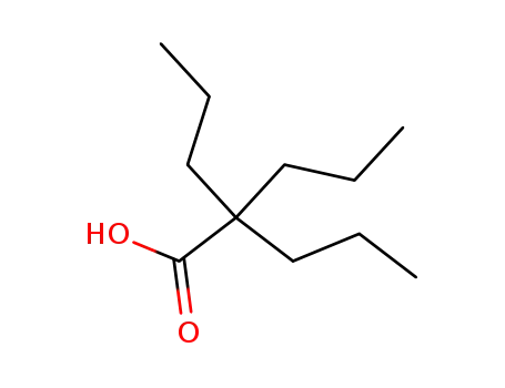 Molecular Structure of 52061-75-3 (2,2-DIPROPYLPENTANOIC ACID)