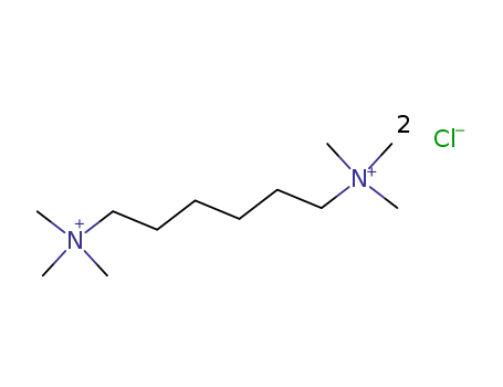 Molecular Structure of 60-25-3 (HEXAMETHONIUM CHLORIDE)