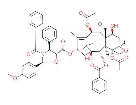 Molecular Structure of 222726-76-3 (2',3'-O,N-[(S)-(p-Methoxybenzylidene)]paclitaxel)