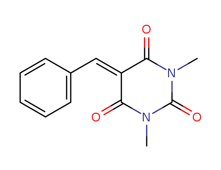 2,4,6(1H,3H,5H)-Pyrimidinetrione, 1,3-dimethyl-5-(phenylmethylene)-