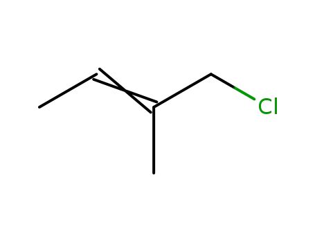 Molecular Structure of 13417-43-1 (1-CHLORO-2-METHYL-2-BUTENE)