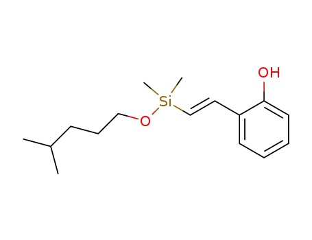 2-{(E)-2-[Dimethyl-(4-methyl-pentyloxy)-silanyl]-vinyl}-phenol