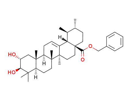 Urs-12-en-28-oic acid,2,3-dihydroxy-, phenylmethyl ester, (2a,3b)-