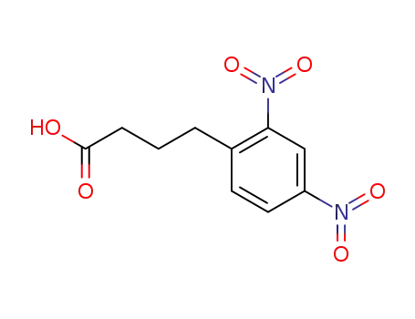 Molecular Structure of 52120-49-7 (2,4-Dinitrobenzenebutyric acid)