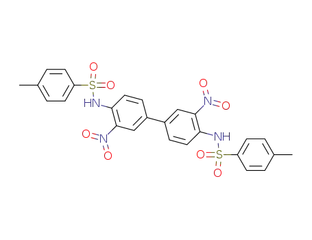 <i>N</i>,<i>N</i>'-(3,3'-dinitro-biphenyl-4,4'-diyl)-bis-toluene-4-sulfonamide