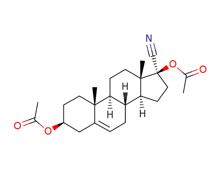 3β,17-diacetoxy-21-nor-17β<i>H</i>-pregnen-(5)-oic acid-(20)-nitrile