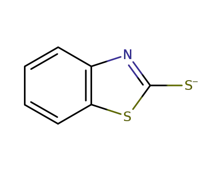 Molecular Structure of 45769-89-9 (Benzothiazole-2-thiol anion)