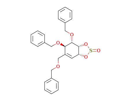 (1R,2S,3S,4R)-3,4-di-O-benzyl-5-(benzyloxymethyl)-1,2-O,O-sulfonylcyclohex-5-ene-1,2,3,4-tetraol