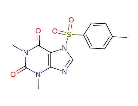 Molecular Structure of 68696-86-6 (N<SUP>7</SUP>-tosyltheophylline)