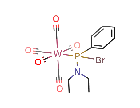 bromodiethylaminophenylphosphine(pentacarbonyl)tungsten<sup>(0)</sup>