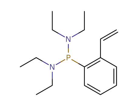 Molecular Structure of 107531-53-3 ((2-vinylphenyl)bis(diethylamino)phosphine)