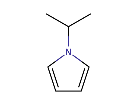 Molecular Structure of 7057-97-8 (1H-Pyrrole, 1-(1-methylethyl)-)