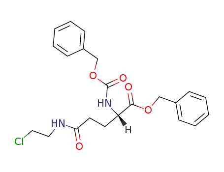 Molecular Structure of 4821-78-7 (L-N-Carbobenzoxy-glutaminsaeure-α-benzylester-γ-(2-chloraethyl)-amid)