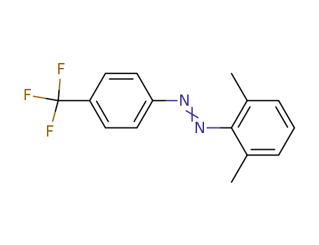 Molecular Structure of 150370-02-8 (2,6-Dimethyl-4'-(trifluoromethyl)azobenzene)