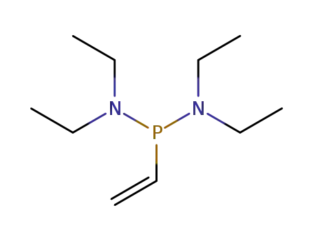 Molecular Structure of 89438-02-8 (bis((N,N-diethyl)amino)vinylphosphine)