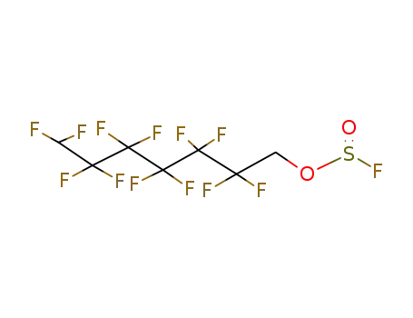 Molecular Structure of 78499-30-6 (Fluorosulfurous acid, 2,2,3,3,4,4,5,5,6,6,7,7-dodecafluoroheptyl ester)