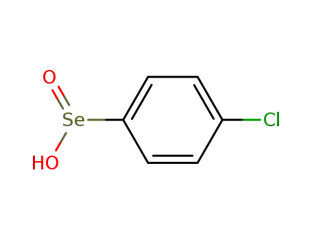 Molecular Structure of 20753-53-1 (4-CHLOROBENZENESELENINIC ACID)