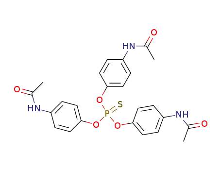 Molecular Structure of 75144-41-1 (Tris (4-acetylaminophenyl) Thiophosphate)