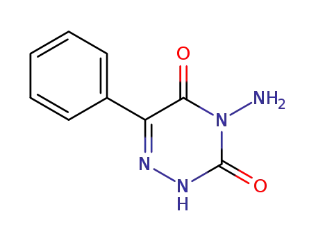 1,2,4-Triazine-3,5(2H,4H)-dione, 4-amino-6-phenyl-