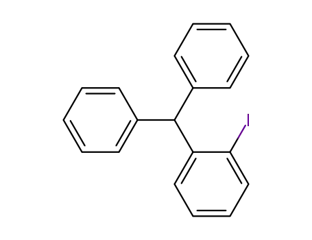 Molecular Structure of 61593-11-1 (Benzene, 1-(diphenylmethyl)-2-iodo-)