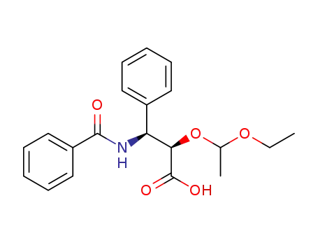 Molecular Structure of 216094-54-1 (Ethyl-(2R,3S)-N-benzoyl-3-Phenylisoserine  ester)