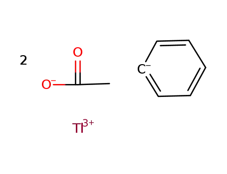 Molecular Structure of 20425-82-5 (phenylthallium(III) diacetate)